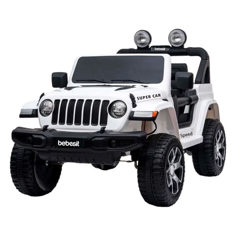 Camioneta Eléctrica Bebesit Renegade - Blanco-0