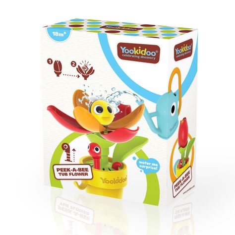 Juego de Baño Abejita de Agua Infantil Bebé Niño Niña Tina Yookidoo-2