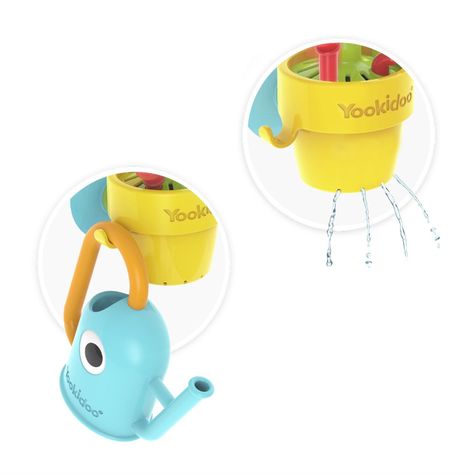 Juego de Baño Abejita de Agua Infantil Bebé Niño Niña Tina Yookidoo-3