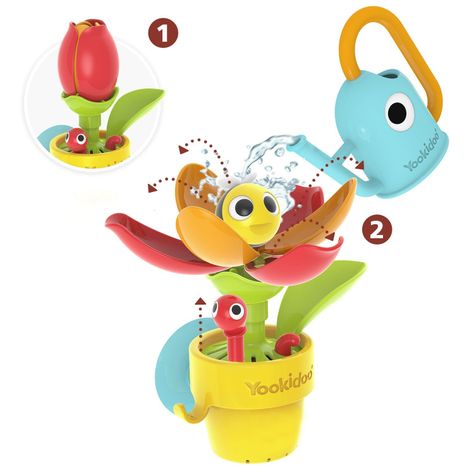 Juego de Baño Abejita de Agua Infantil Bebé Niño Niña Tina Yookidoo-4