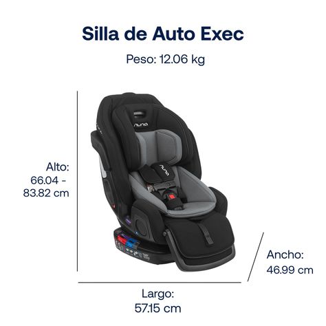 Silla Auto Convertible Nuna Exec Caviar-6