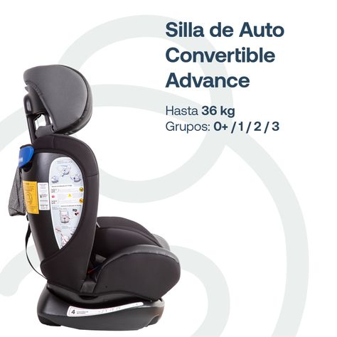 Silla de Auto Convertible Advance Gris Bebesit-1