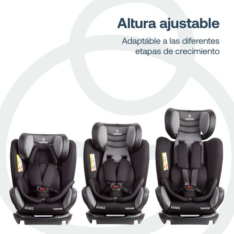 Silla de Auto Convertible Advance Gris Bebesit-5