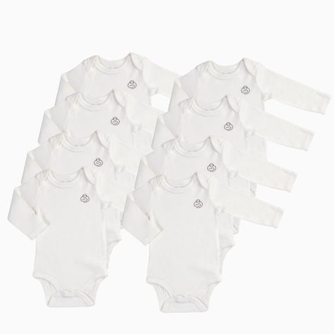Pack de 8 Bodys Manga Larga 6-9M-0