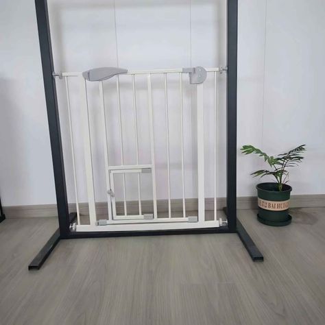 Reja de Seguridad Bebe Puerta Mascota Doble Seguro 75-82 cm-9