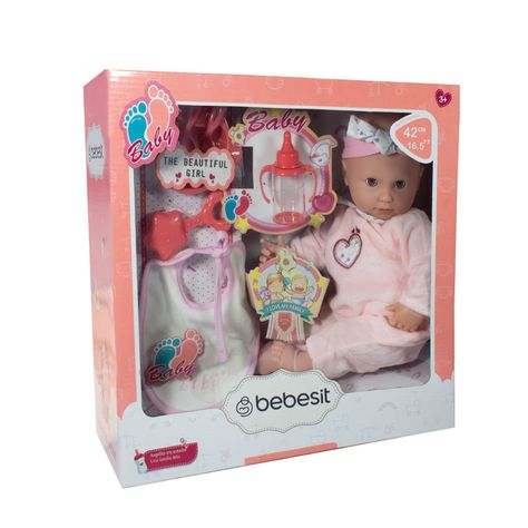 Muñeca Bebe Luna 42cm con accesorios-0