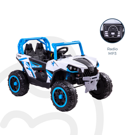 Camioneta Eléctrica todo terreno Explorer Azul Bebesit-5