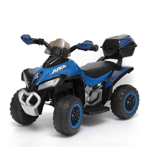 Cuadrimoto a Batería Quad Lx Azul Bebesit-0