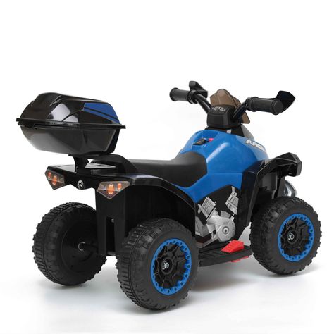 Cuadrimoto a Batería Quad Lx Azul Bebesit-2