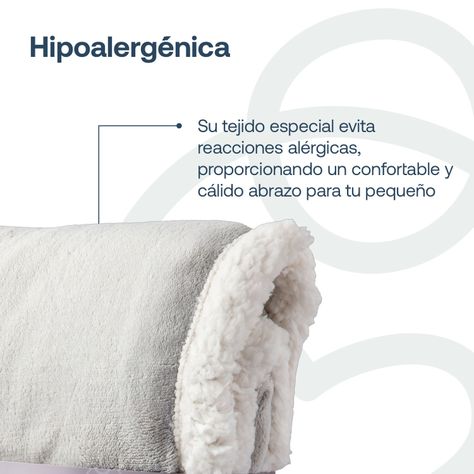 Manta Sherpa Bebe Hipoalergénica 91*127 cm Gris Bebesit-2