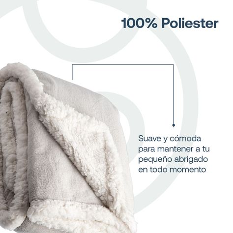 Manta Sherpa Bebe Hipoalergénica 91*127 cm Gris Bebesit-3