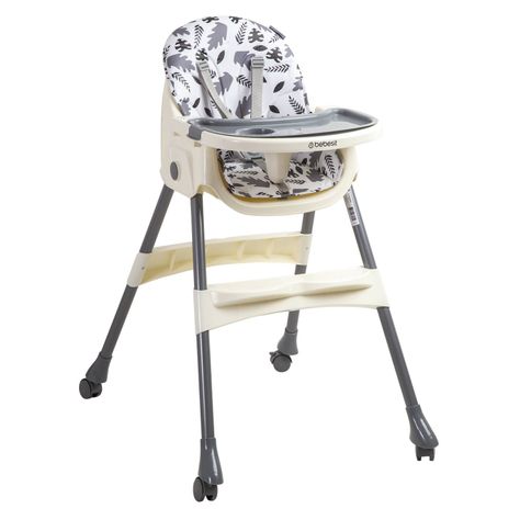 Silla de Comer Steps Gris Bebesit-0