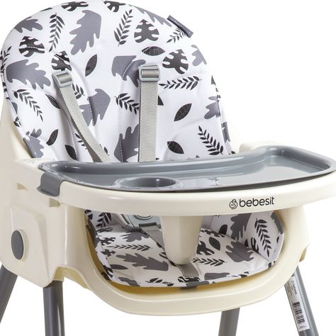 Silla de Comer Steps Gris Bebesit-4
