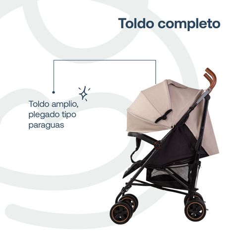 Coche Paragua Magic Ride Beige Bebesit-5