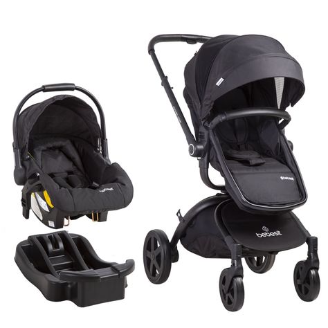 Coche Cuna Travel System Deluxe 360° SX Negro Bebesit-0