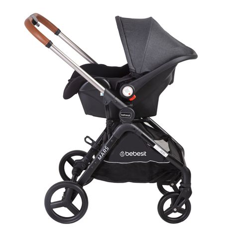 Coche Travel System Mars LX Gris Bebesit-2