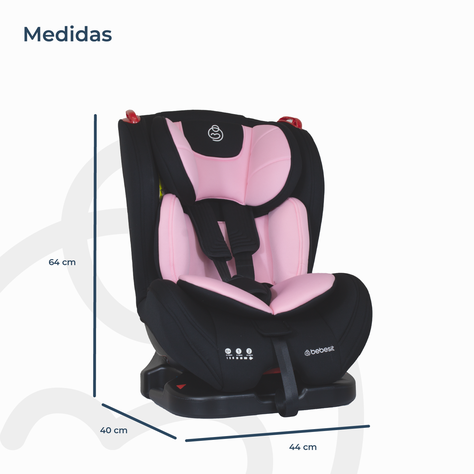 Silla de Auto Convertible Ara Next Rosa-6