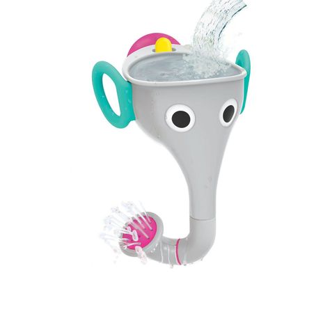 Juego de Baño Elefante Embudo Gris Infantil Bebé Niño Niña Tina Yookidoo-1