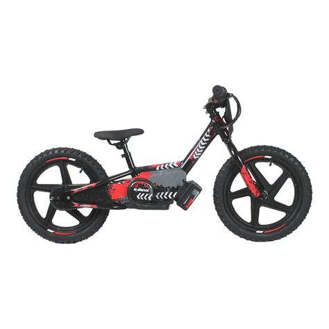 Bicicleta Moto Eléctrica E-Bike BeRide Aro 16 Roja-2
