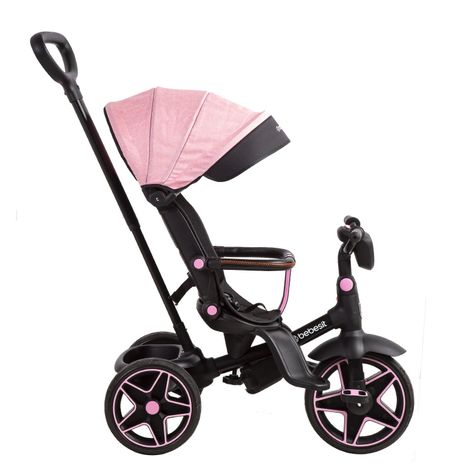 Triciclo Infantil Explorer Rosado Bebesit-1