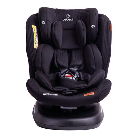 Silla de Auto Convertible Isofix Supra 360º Premium Negro-1