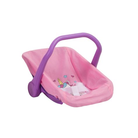 Coche de Juguete para Muñeca + Cuna Unicornio Bebesit-3