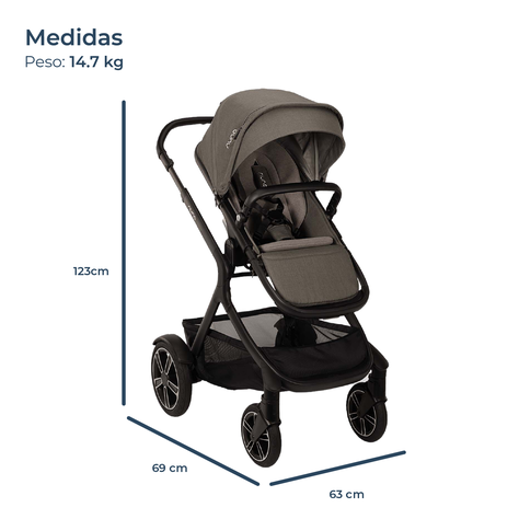 Coche Paseo Demi Next Granite Nuna-5