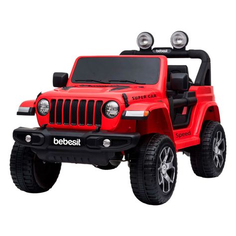 Camioneta Eléctrica Bebesit Renegade - Rojo-0