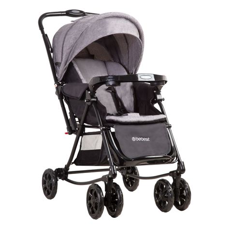 Coche Cuna Balancin SX Gris Melange Bebesit-0
