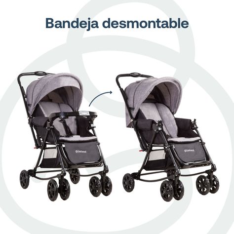 Coche Cuna Balancin SX Gris Melange Bebesit-5