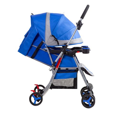 Coche Paseo y Cuna Twister SX Azul-9