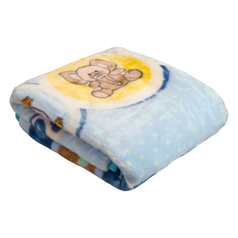 Frazada Reversible Animal Celeste Bebesit-0
