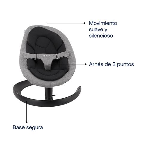 Baby Bouncer Leaf Grow Ink Nuna-2