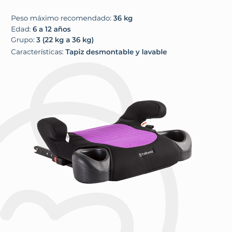 Alzador Isofix Purpura Bebesit-2