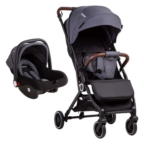 Coche Maleta Compacto Travel System Soho Gris Bebesit-0