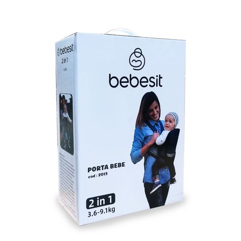 Porta Bebe 2013 Azul Bebesit-6