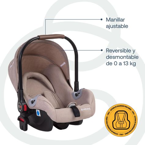 Coche Cuna Travel System Quest LX Beige Bebesit-5