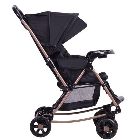 Coche Cuna Balancin SX Negro Dorado Bebesit-1
