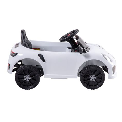 Auto Deportivo Eléctrico Race Blanco Bebesit-6