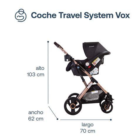 Coche Cuna Travel System Vox Gold Bebesit-7