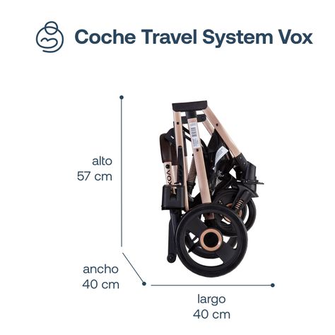 Coche Cuna Travel System Vox Gold Bebesit-8
