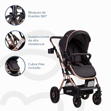 Coche Cuna Travel System Vox Gold Bebesit-6
