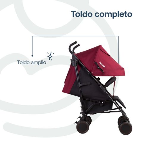 Coche Paragua Khronos Rojo Bebesit-4
