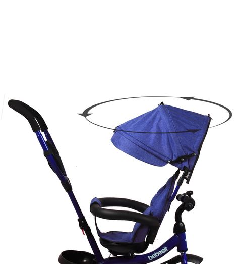 Triciclo Infantil 360 1326 Azul Bebesit-3