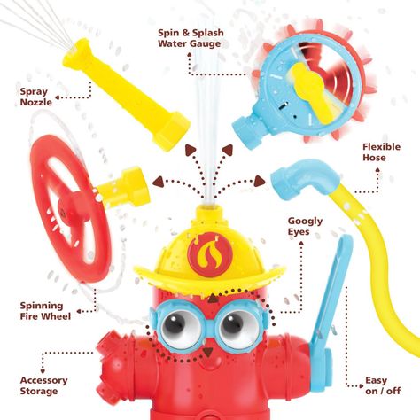 Juego de Baño Grifo Bombeo Infantil Niño Niña Tina Yookidoo-3