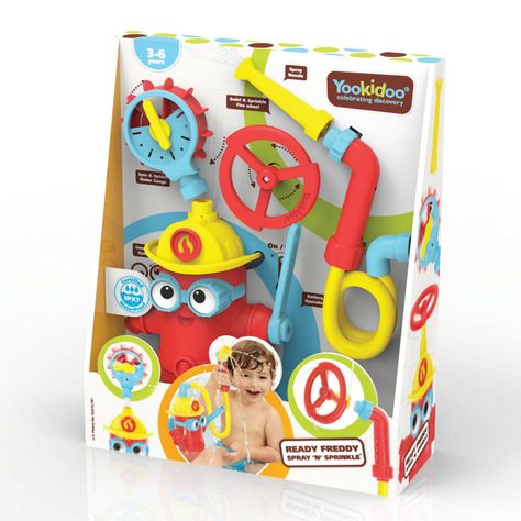 Juego de Baño Grifo Bombeo Infantil Niño Niña Tina Yookidoo-4