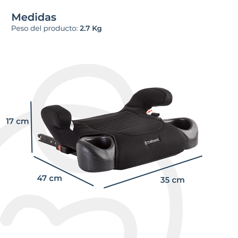 Alzador Isofix Negro Bebesit-4