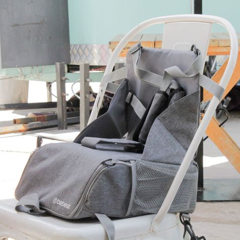 Mochila Silla de Comer Portatil Camping Gris Bebesit-7