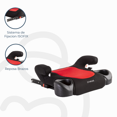 Alzador Isofix Rojo Bebesit-3