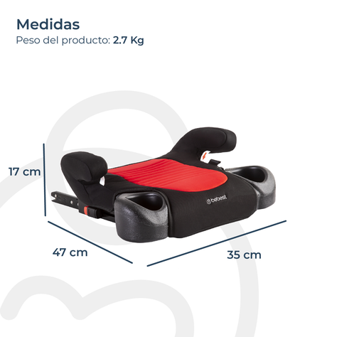 Alzador Isofix Rojo Bebesit-4
